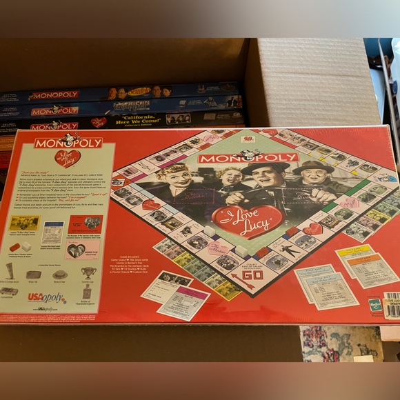 I Love Lucy Monopoly Sealed - Picture 2 of 2